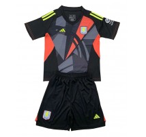 Aston Villa Bramkarskie Koszulka Wyjazdowa dzieci 2024-25 Krótki Rękaw (+ krótkie spodenki)